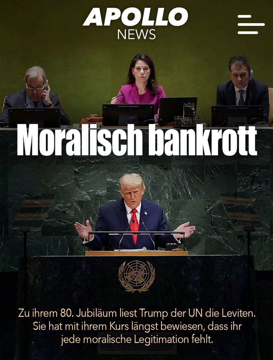 maxmannhart's tweet image. Die UNO ist - anders als Baerbock so pathetisch behauptet - keine „moralische Institution“, sondern ein überwiegend gescheitertes Projekt. Auch so eine Lebenslüge des außenpolitischen Establishments. 

UNO ist, wenn Katar, Saudi-Arabien und Venezuela über…