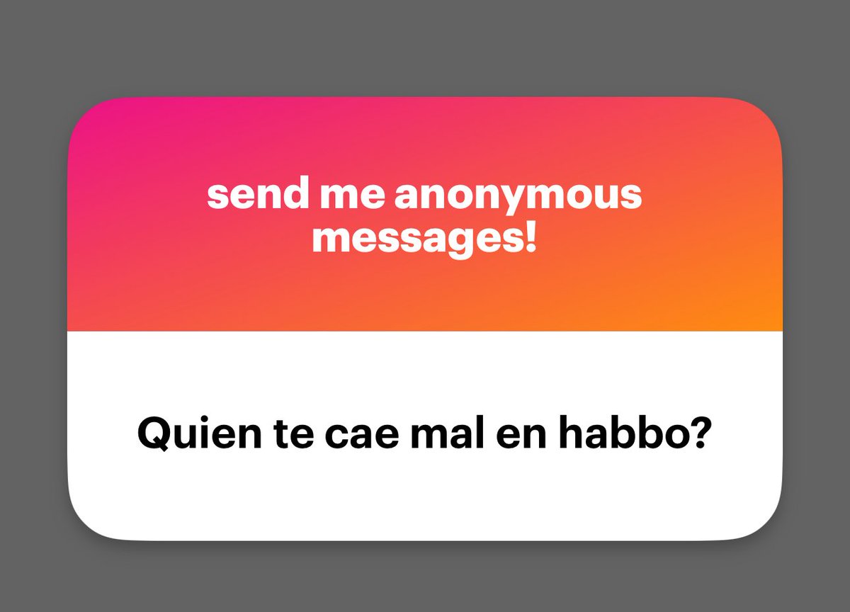 Creo que nadie de manera personal, en general diria que las personas creidas