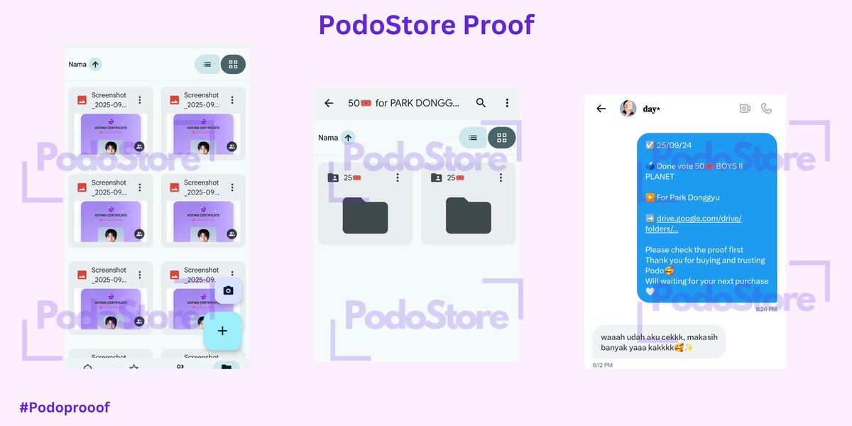 50🎟 BOYS PLANET II (MNET) 

SOLD✨️

🗳 for PARK DONGGYU

Purchased by <a href="/dustykims/">𝐝𝐚𝐲⋆</a>

Thank you for purchasing and trusting Podo🤍

#podoproof