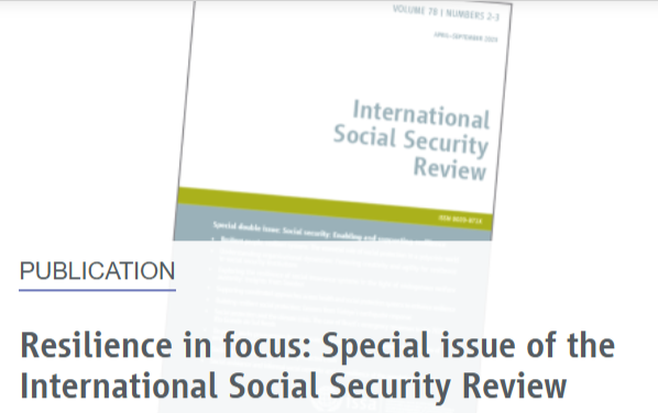 ISSACOMM's tweet photo. This special issue of the International Social Security Review looks at #resilience in #socialsecurity
This provides a strong analytical foundation for discussions at the next week's World Social Security Forum
https://t.co/WQJxrF1Pec
#IntSocSecReview #ISSAWSSF2025 https://t.co/7URP5GhViq