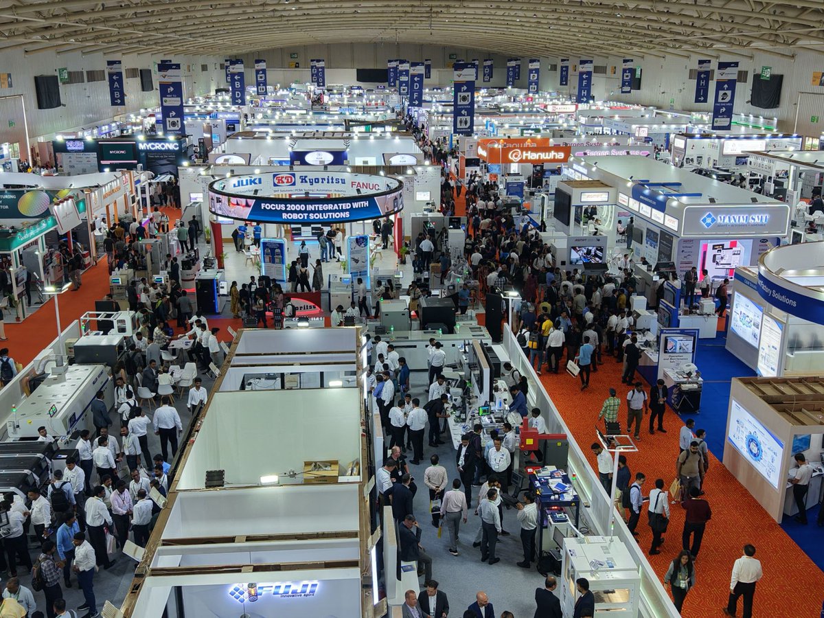 BIECentre's tweet image. #ElectronicaIndia #ProductronicaIndia concluded at #BIEC, Bengaluru! 3 days | 800+ exhibitors | 50,000+ professionals- Showcasing the future of electronics &amp;amp; smart manufacturing.🌍 Powering India’s journey to become a global electronics hub!
📩 Plan your event: info@biec.in
