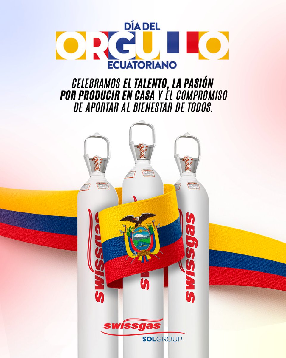 Celebramos el #DíadelOrgulloEcuatoriano. Resaltando el talento y el compromiso de nuestros colaboradores, que aportan cada día a la salud y productividad de todos los ecuatorianos. Conmemoremos #ElEcuadorQueSomos