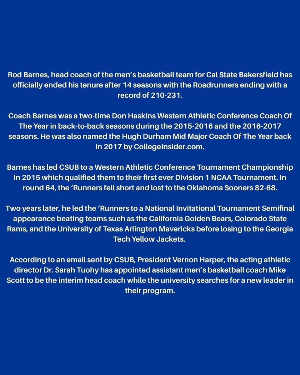 The Runner at CSUB tweet media