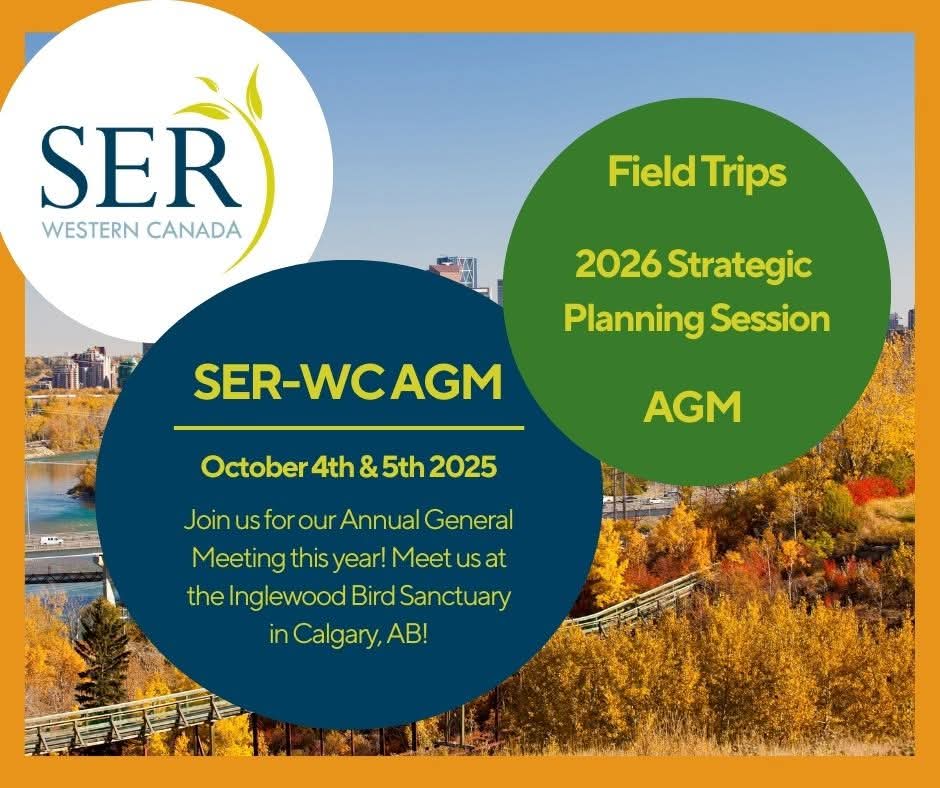 ser_wc's tweet image. We have more details about our upcoming AGM and more! Check out the registration form below for more details!  docs.google.com/forms/d/e/1FAI…

#restore #restoration #environment #agm #tour #fieldtour #register #strategicplanning #alberta #AB #conservation