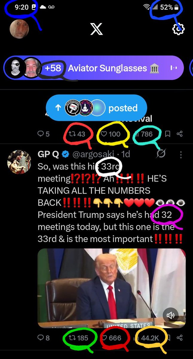 DeanDavis33's tweet image. 7️⃣8️⃣6️⃣ #SevenEightSix 
1️⃣8️⃣5️⃣ #OneEightFive
9️⃣2️⃣0️⃣ #NineTwoZero 
1️⃣0️⃣0️⃣ #OneHundred 
4️⃣4️⃣2️⃣ #FourFourTwo
🎰 #WhatAreTheOdds 🪽
🦋3️⃣3️⃣ #ThirtyThree 
🐸4️⃣3️⃣ #FortyThree 
🌟3️⃣2️⃣ #ThirtyTwo 
😎5️⃣8️⃣ #FiftyEight 
6️⃣6️⃣6️⃣ #SixSixSix
🐇5️⃣2️⃣ #FiftyTwo