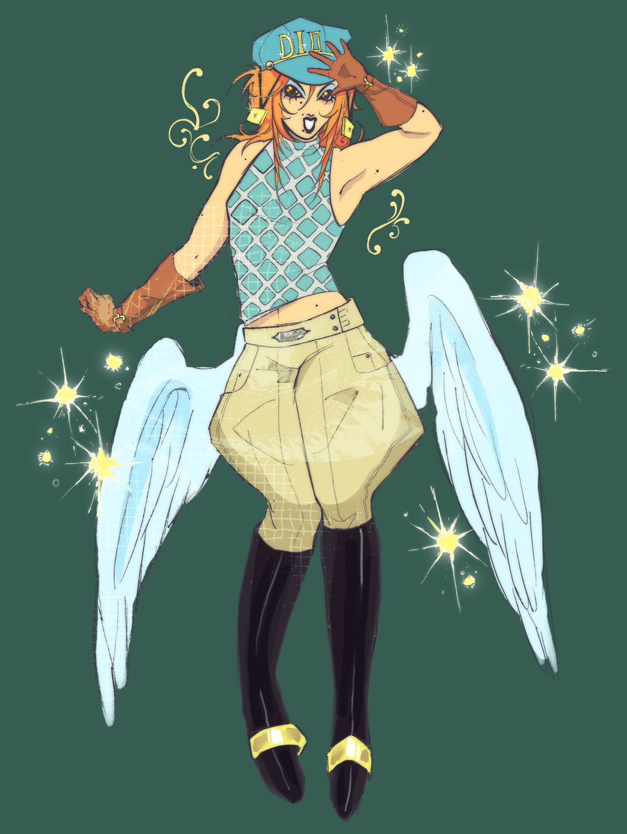 Sewed the wings back onto the angel 😑😪