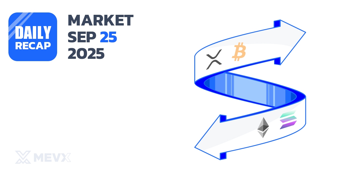 MevXAcademy's tweet photo. 🧵 Crypto Market Recap - Sept 25, 2025

The market shows recovery despite short-term dips. Here’s everything you need to know 👇

1/ 🚀 Market Overview
Total cap: $3.3–3.8T
$BTC peaked at $114K
$ETH steady at $4.1–4.2K
Crypto millionaires up 40% 📈
Confidence is back.

See details 👇
https://t.co/6DPkSTFOUF