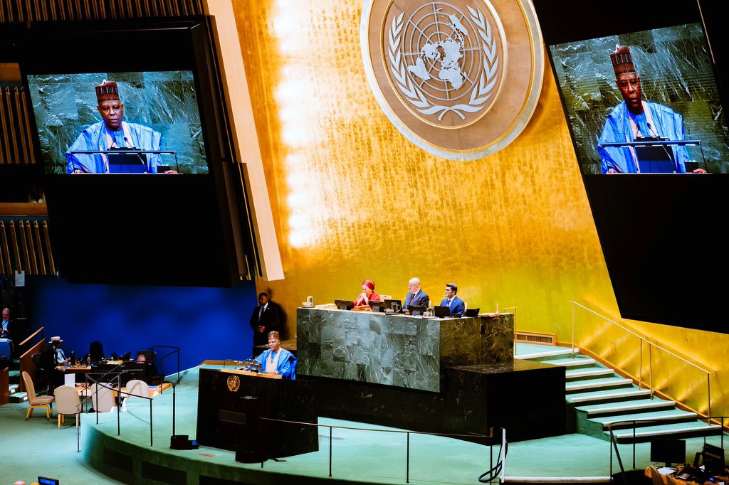 At #UNGA80: Reform Or Risk Irrelevance, President Tinubu Tells UN, World Leaders.

Says demand for seat in UN's Permanent Security Council is timely for fairness, representation

Frowns at UN's 'Careful Diplomatic Language' over inaction in Middle East conflicts

Calls for