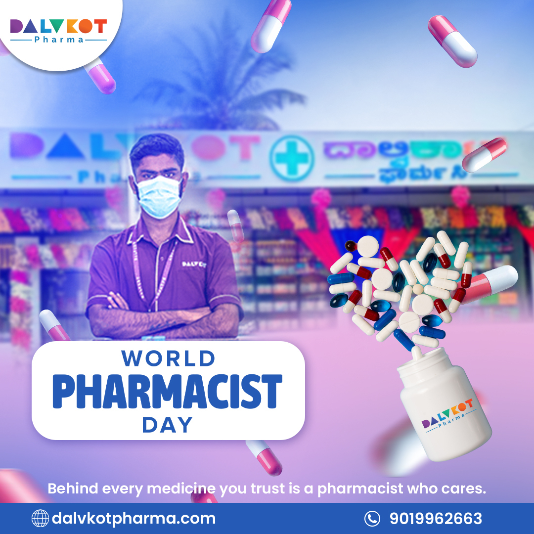 💊✨ On this World Pharmacist Day, we celebrate the heroes who ensure health, safety, and trust with every prescription. 🌿❤️
Contact No: 9019962663
Visit: dalvkotpharma.com
#WorldPharmacistDay #HealthcareHeroes #DalvkotPharma #TrustedCare #phamacyday #PharmacistCares