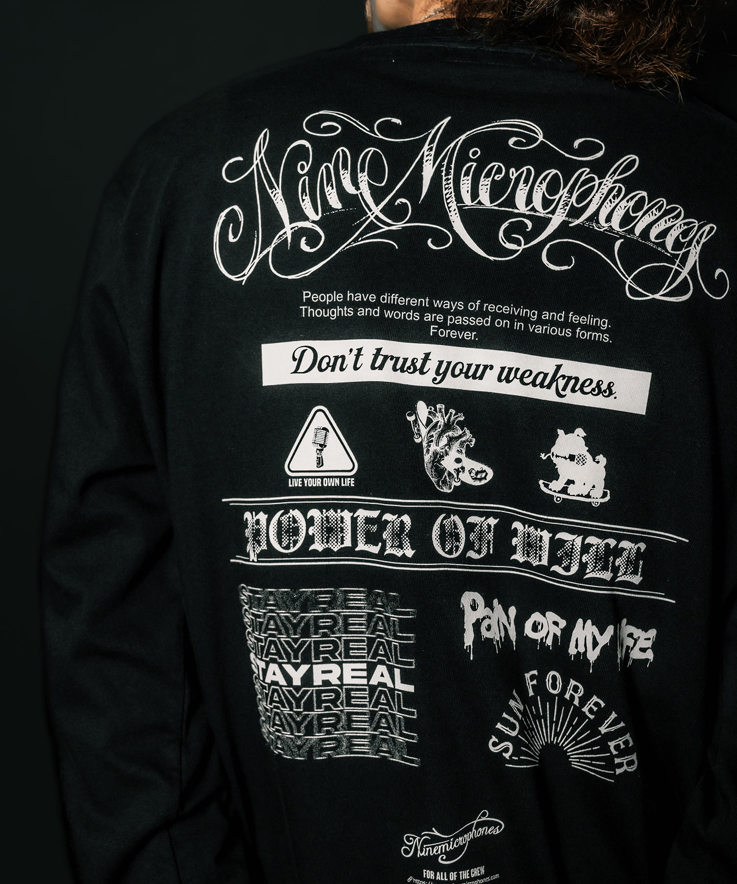 ninemicrophone スタジャン The BONEZ PTP 専用☆Ninemicrophones スタジャン THE BONEZ ptp - メルカリ