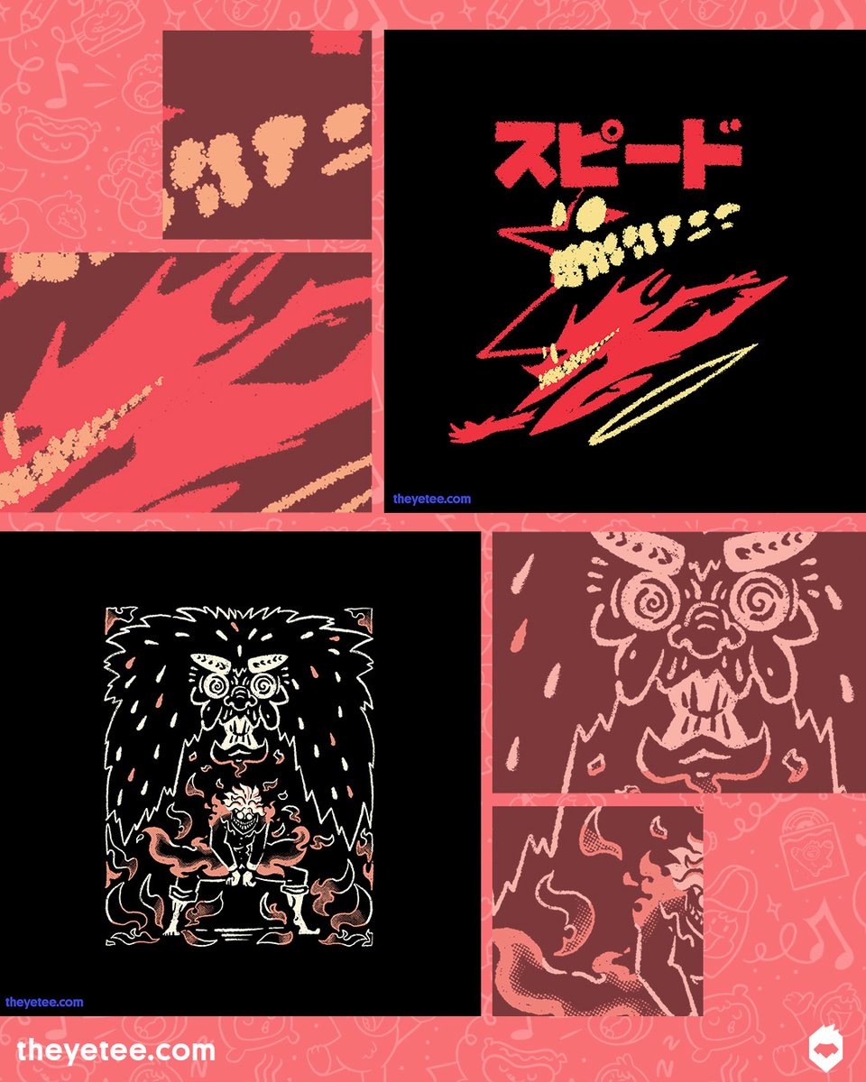 NEW! We've got Speedy Demon designed by @sketchdemao  and Turbo Time designed by @willsiner  both #dailytees available for 24 hours only at https://t.co/ZD8ueXz0ra 