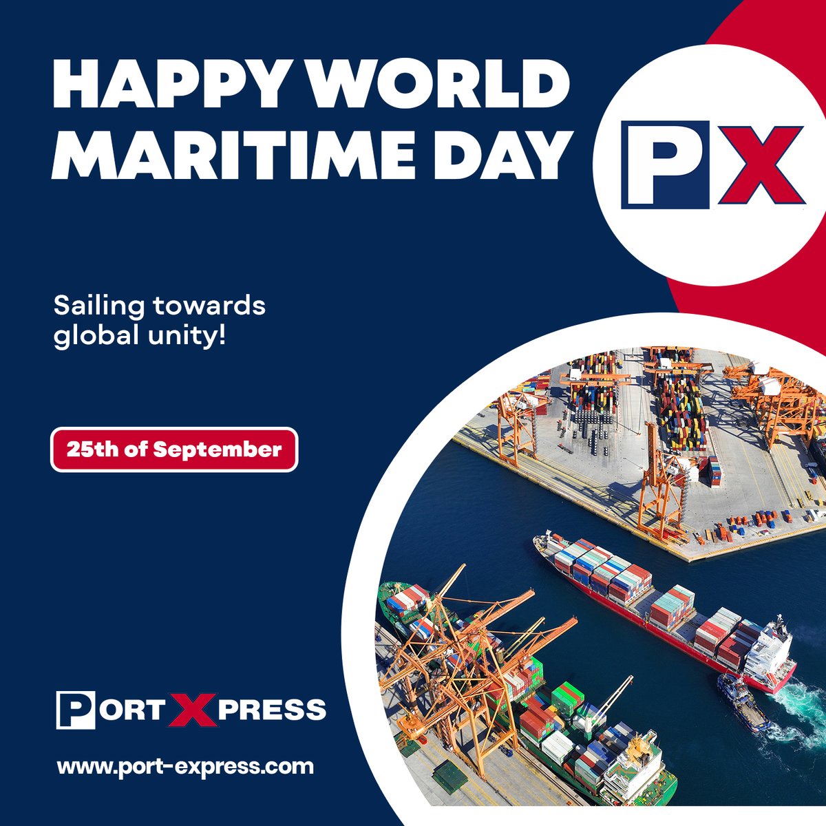 portexpress's tweet image. Happy World Maritime Day - Sailing towards global unity!
port-express.com
#containertransport #freight #logistics #transport #Worldmaritimeday