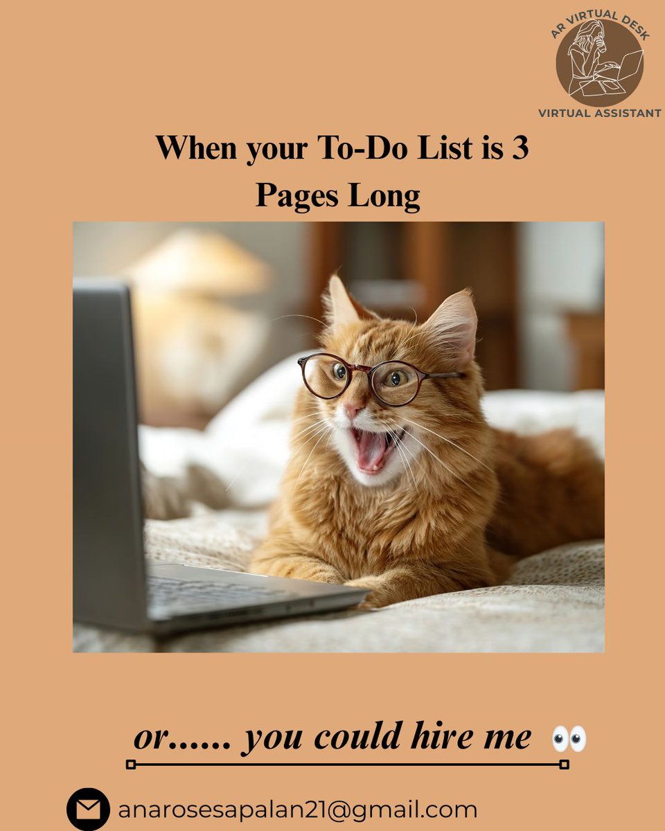 ardeskVA's tweet photo. "Your to-do list is long. My to-do list is YOU"  #BizMeme #ToDoListStruggle #OnlineBussinessHumor #TooMuchToDo #TaskOverload #EnterpreneurProblems https://t.co/tc0Ev0o8bT