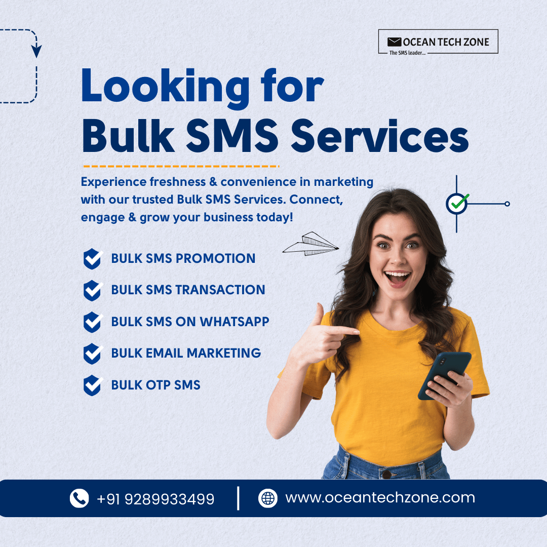Oceantechzone's tweet image. 🚀 Looking for Bulk SMS Services?
Reach your customers instantly with Ocean Tech Zone – trusted, fast &amp;amp; affordable SMS solutions.
📞 Call: 9289933499
🌐 oceantechzone.com

#BulkSMS #SMSMarketing #OceanTechZone