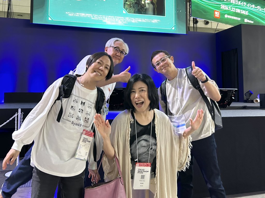 東京ゲームショウ2025 ビジネスデイです。 ドキばぐオザワくんと