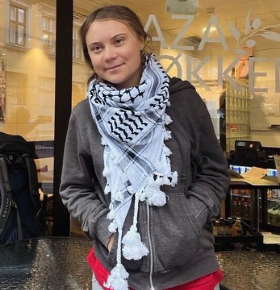 yvonneridley's tweet photo. Let’s show some solidarity  and Girl Power to Greta Thunberg. A remarkable young person who has resisted all the mysoginstic-fuelled attacks on her by @piersmorgan & other men who should know better. The men on the Omar Al Mokhtar are treating we women like Quines (a wee nod to Scots) thank you, it is much appreciated.