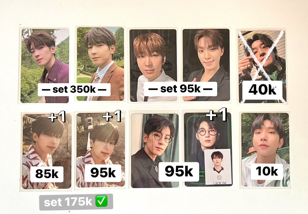 —— ꒰ 🛒 ꒱ wts seventeen INA 🇮🇩

⭐️ AAB PHOTOCARD WONWOO

✅ good condition
✅ include pack exc admin
✅ co 🍊 keep event

t. want to sell lfb pc svt ww wonu henggarae cahil set peace social club soco da capo al fine 17rh digicode potter memkit membership kit 9th