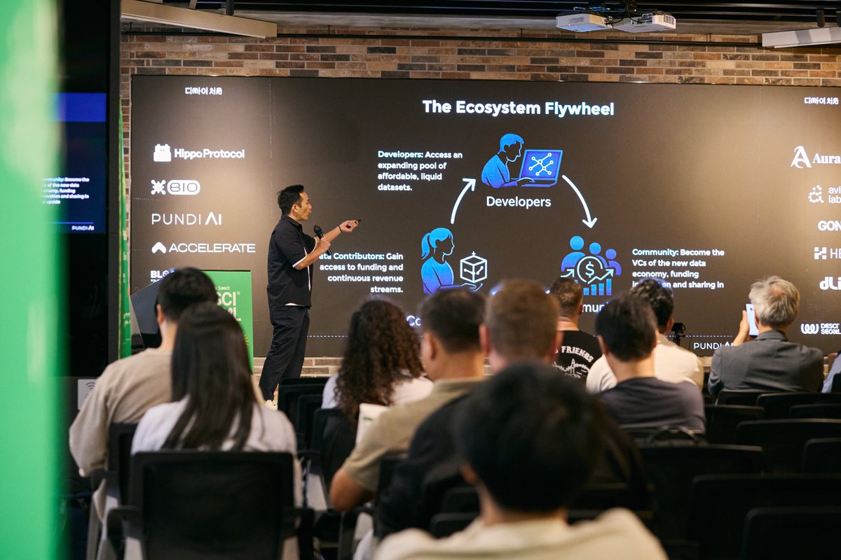 Hippo_Protocol's tweet image. 🔥 #DeSciSeoul was a huge success!
Over 5x more attendees than last year — DeSci is heating up fast. AI builders &amp;amp; industry teams joined in, making the energy even stronger. 
Big spotlight on @BioProtocol, while last year’s co-host @ResearchHub just got listed on @Coinbase…