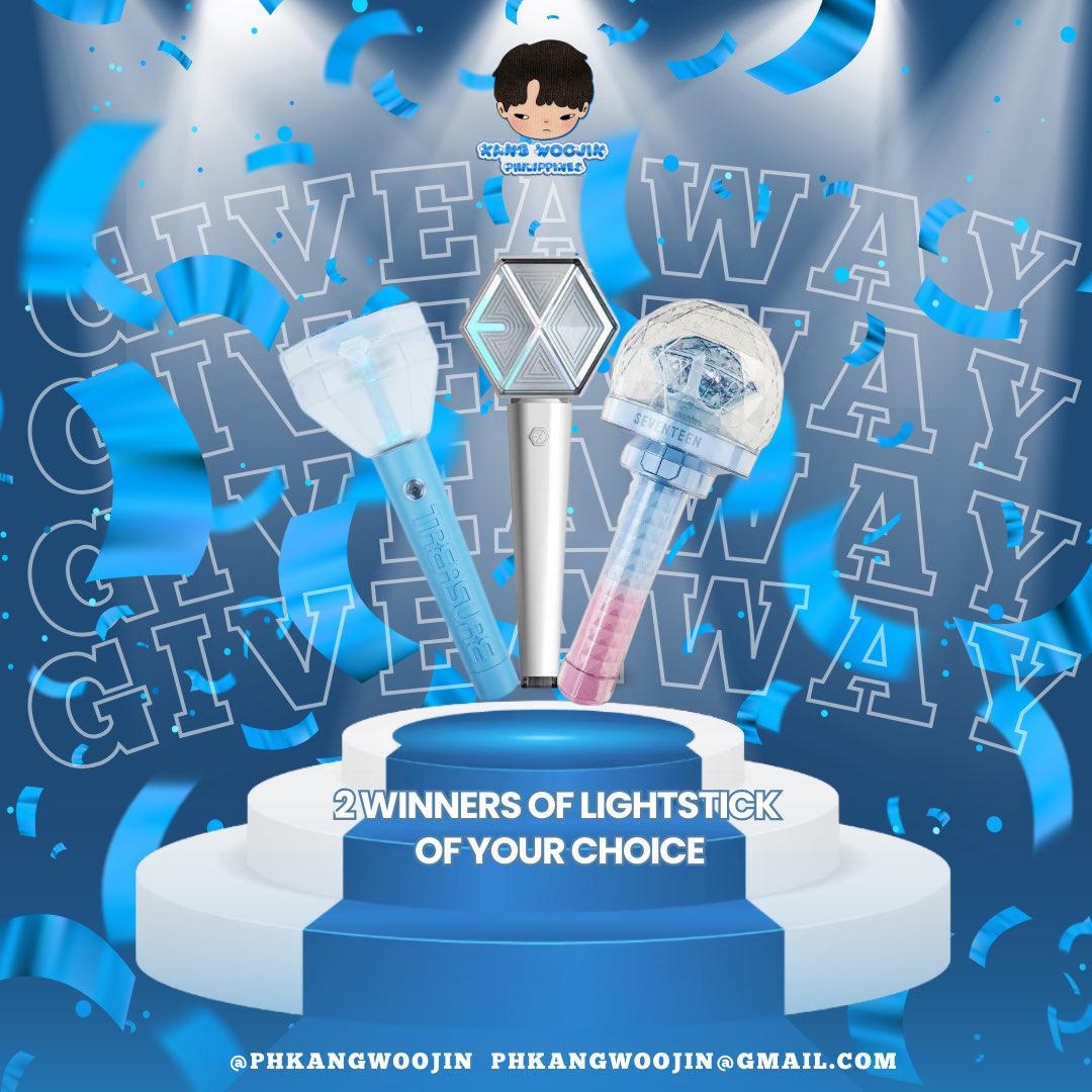 PHKANGWOOJIN's tweet image. KANG WOOJIN PH | FINAL LIVE VOTING GIVEAWAY 🩵✨

PRIZES FOR OUR VOTERS ♡
✦ 🏅20 WINNERS of Random Sealed Album
✦ 🏅2 WINNERS of Lightstick of their choice

Mechanics:
✧ Vote #KANGWOOJIN during LIVE VOTING
✧ 1 VOTE = 1 ENTRY 
✧ Reply proof of voting with watermark/username…