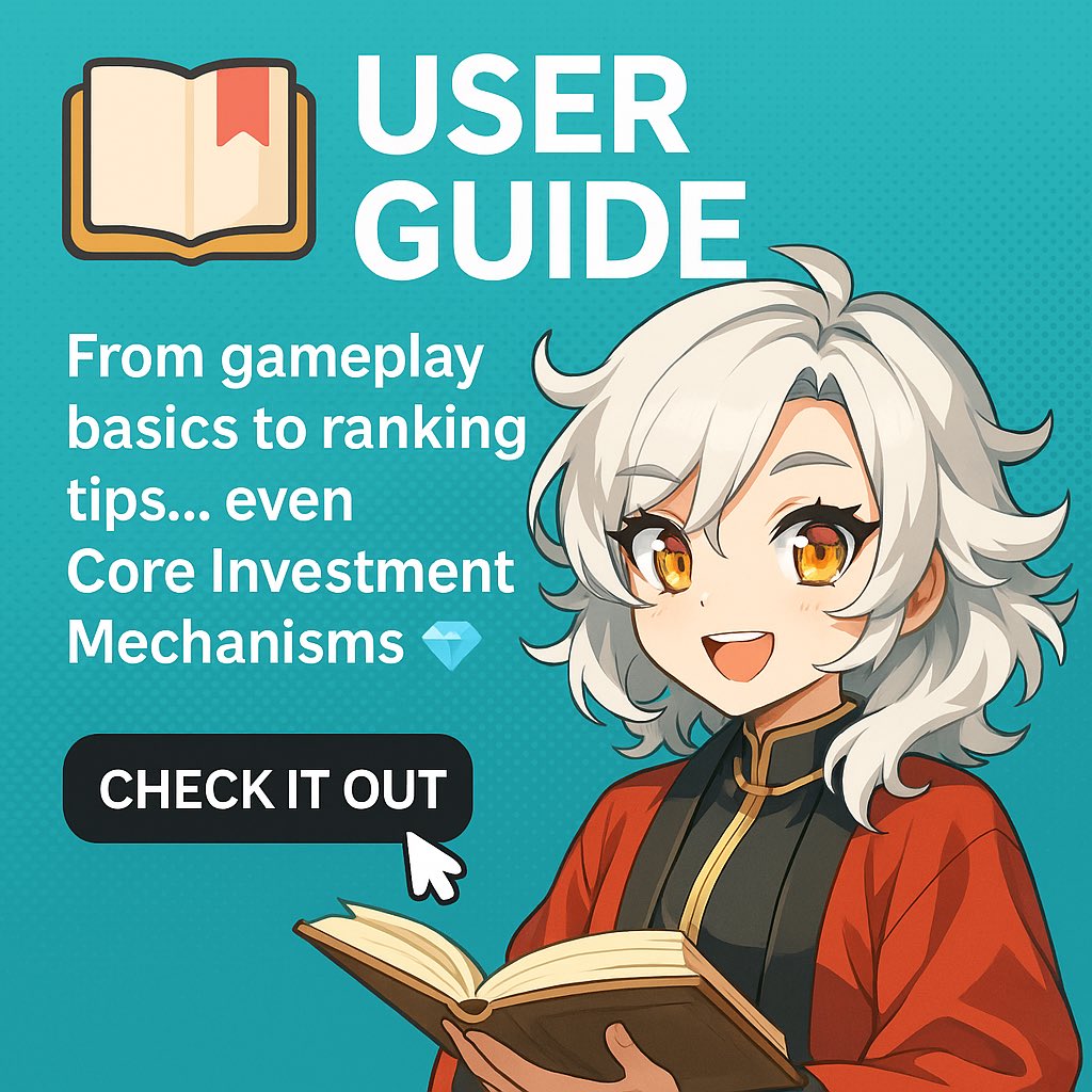 pinky_web3's tweet image. 📖 Our User Guide is here!
From gameplay basics to ranking tips… it even walks you through the Core Investment Mechanisms behind the game 💎
Take a look and see how it all works 👇
🔗 pinky-line.vercel.app/userguide
#PinkyAuctions #UserGuide #NFTGame