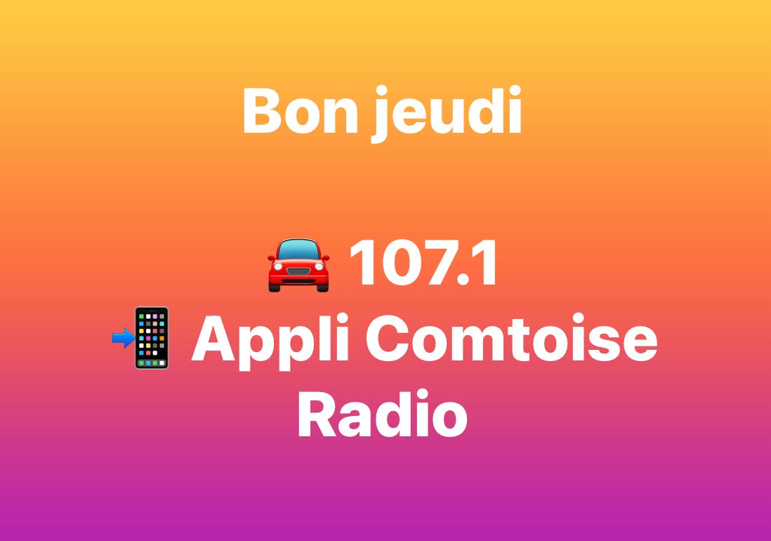 Comtoise Radio (@comtoiseradio) on Twitter photo 