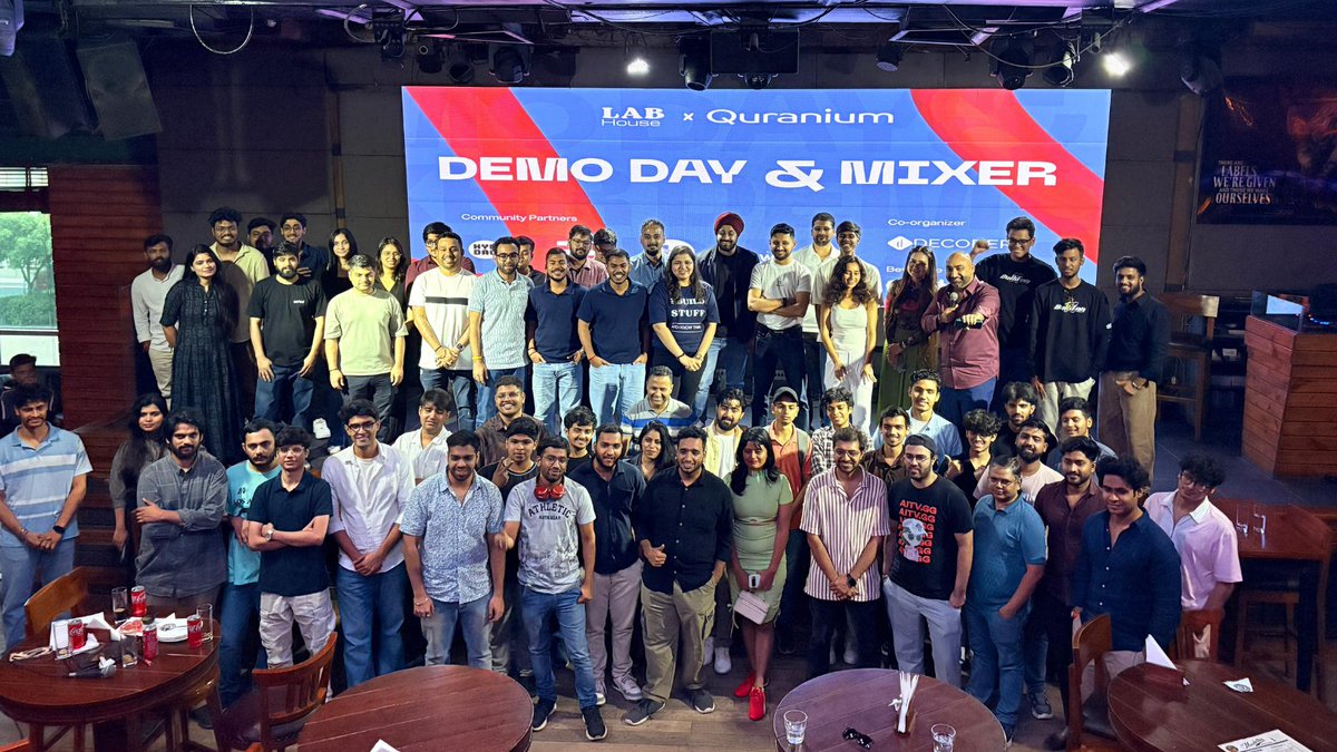 200+ people. An amazing venue. Bold ideas everywhere. #LABHouse was pure vibes 💡🔥 

Big shout out to <a href="/quranium_org/">Quranium</a> <a href="/CredShields/">CredShields</a>   <a href="/hyderabaddao/">Hyderabad DAO</a>  <a href="/pune_dao/">PuneDAO | Amche Udyog,Amche manse !!!</a> <a href="/hash_case/">HashCase</a> <a href="/Web3Panjab/">Web3 Panjab Community</a> <a href="/Web3Aligarh/">Web3 Aligarh ☕️</a> and more for making it all possible.

Onwards to building what’s next.