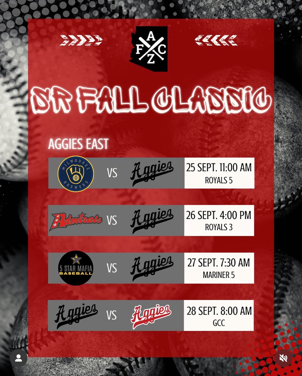 Cash Groppenbacher 2026 (@cashg_3) on Twitter photo My schedule for the <a href="/AZFallClassic/">AZ Fall Classic</a> this weekend with <a href="/aggiesbeisbol/">Aggies Beisbol</a> <a href="/AggiesUSA/">Aggies USA</a> <a href="/swaggiemedia/">SWAGGIE MEDIA</a>. Can’t wait to get after it. <a href="/CoachPollak/">Coach Pollak</a> <a href="/GabeOrt1607/">SPM CATCHING LESSONS</a> <a href="/CoachCamNCSA/">Cam Beattie</a> <a href="/CaseyThorpe22/">Casey Thorpe</a> <a href="/cbascouts/">CBAScouts</a> #12 My schedule for the <a href="/AZFallClassic/">AZ Fall Classic</a> this weekend with <a href="/aggiesbeisbol/">Aggies Beisbol</a> <a href="/AggiesUSA/">Aggies USA</a> <a href="/swaggiemedia/">SWAGGIE MEDIA</a>. Can’t wait to get after it. <a href="/CoachPollak/">Coach Pollak</a> <a href="/GabeOrt1607/">SPM CATCHING LESSONS</a> <a href="/CoachCamNCSA/">Cam Beattie</a> <a href="/CaseyThorpe22/">Casey Thorpe</a> <a href="/cbascouts/">CBAScouts</a> #12