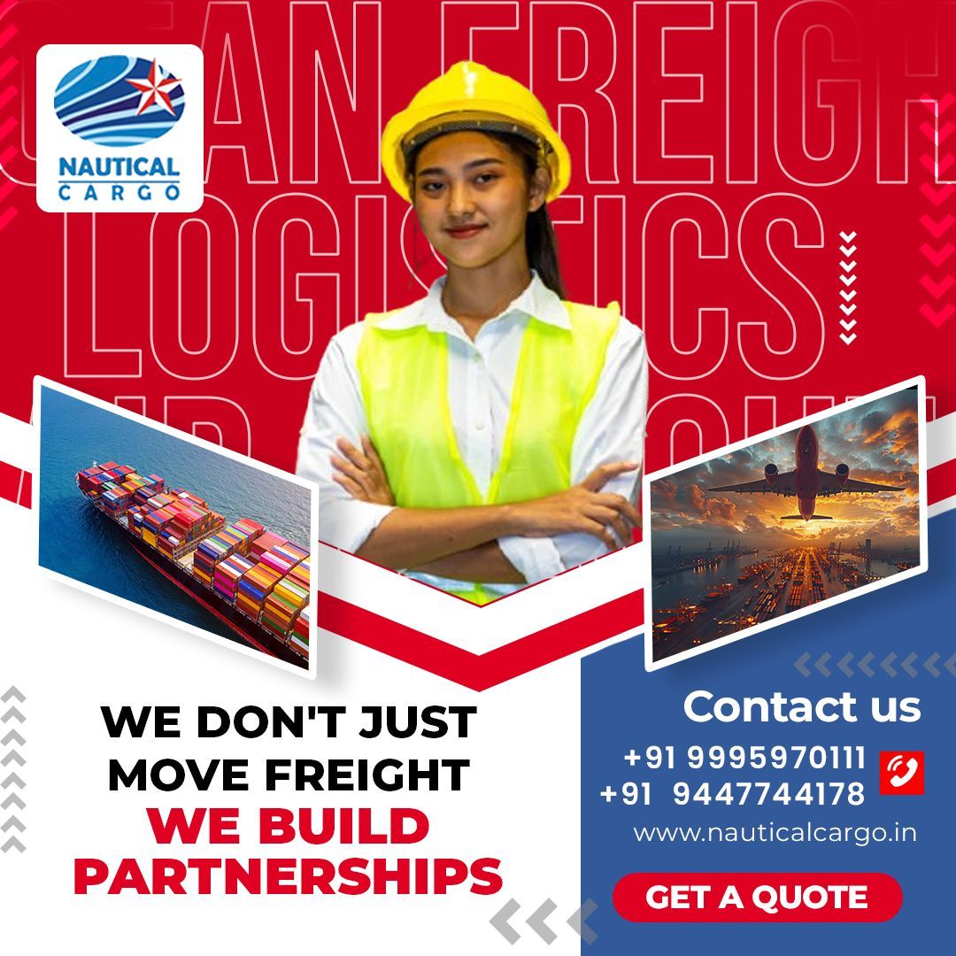 Connecting continents, one shipment at a time. We handle the logistics so you can focus on your business. Let's move your business forward.
.
.
.
#nauticalcargo #Logistics #FreightForwarding #SupplyChain