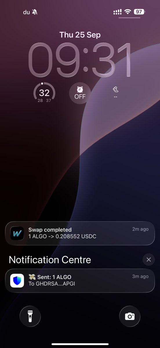 w3wallet_app's tweet image. Notifications that make sense. Always accurate.