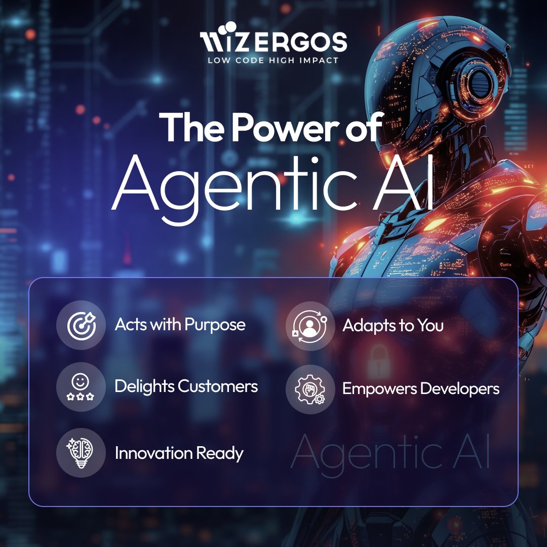 Agentic AI is more than automation.

It acts with intent, adapts to change, empowers builders, and creates experiences that delight.

The future of innovation is ready.

#AgenticAI #LowCode #DigitalInnovation