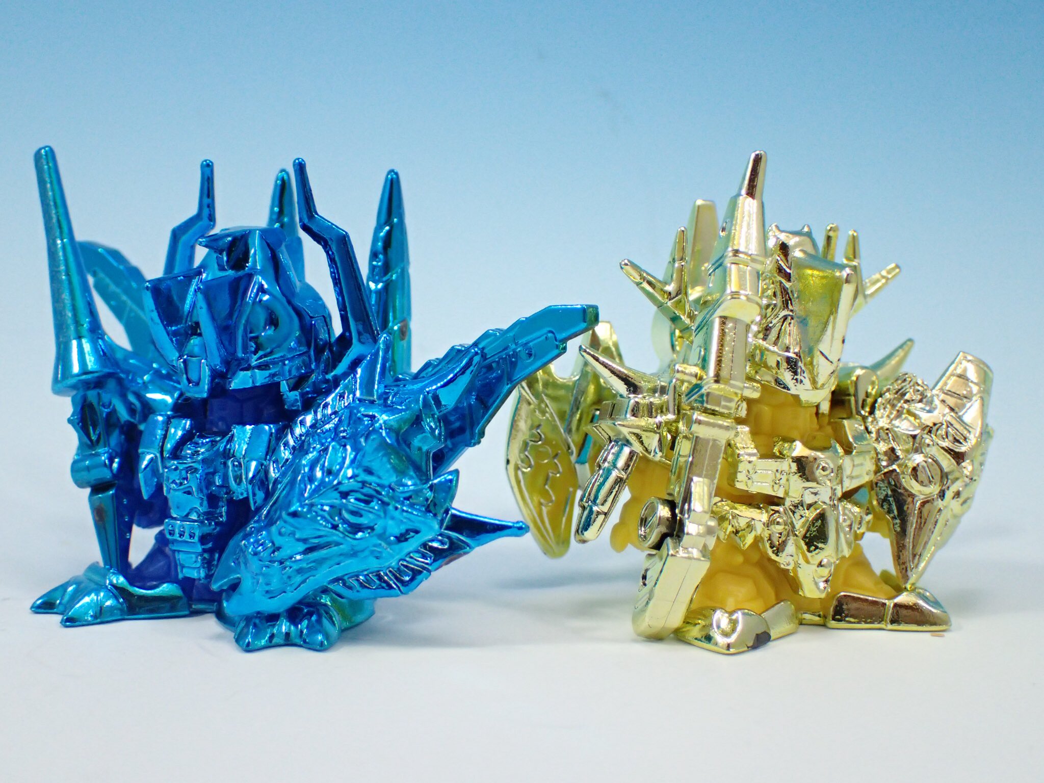 ガン消し　機竜士トルネードランダー＆ブルーガンドラゴン(パーツ欠品あり) ガン消し 機竜士トルネードランダー＆ブルーガンドラゴン(パーツ