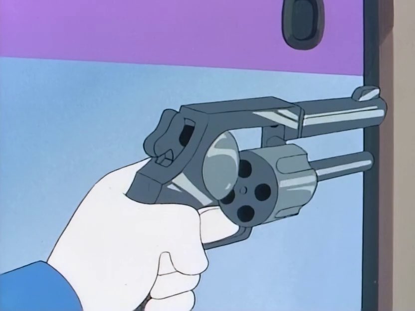 Dorapocket2112's tweet image. ドラえもんのペタリハンド、いくら指の形に変形できる設定とはいえ初期アニメ版｢ラッキーガン｣だとちょっと生々しすぎ…🤣

 #ドラえもん