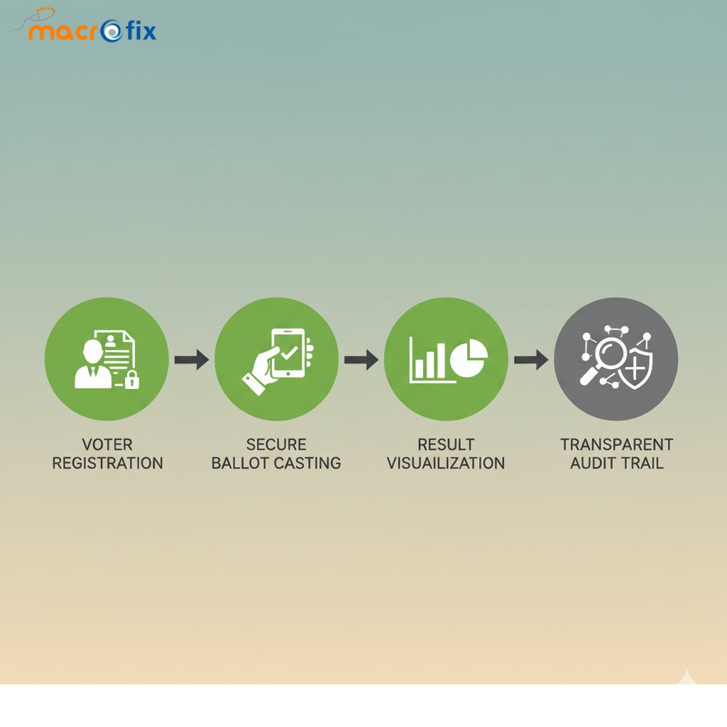 macrofix's tweet image. 🔒 Secure. ⚡ Fast. 🤝 Transparent.
That’s what every election should be.
With Odoo’s Voting Management System, you get the tools to run elections that people trust.
macrofix.com/odoo-software/…
#Macrofix #VotingManagementSystem #Innovation #OdooERP #OnlineVoting