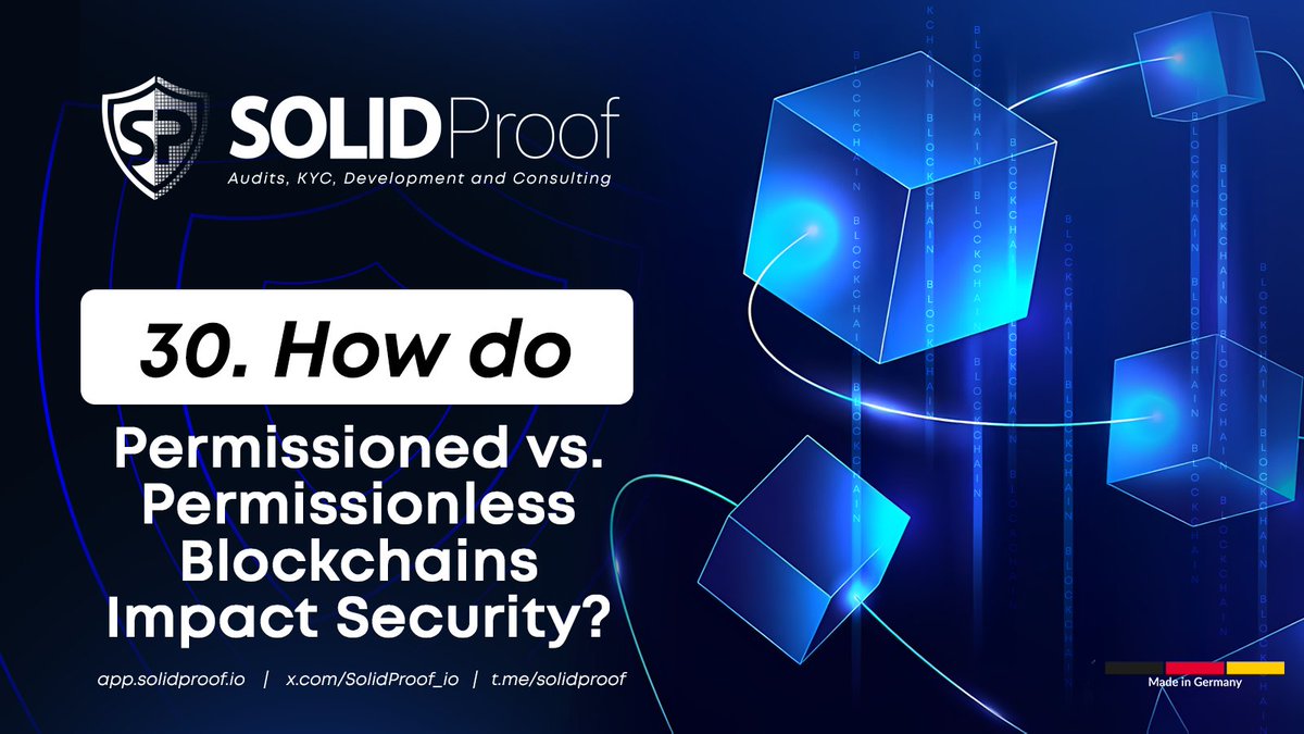 Permissions vs. Permissionless Blockchains: 
Security Breakdown

Let’s talk about a core Web3 debate that affects your security stack from Day 1👇