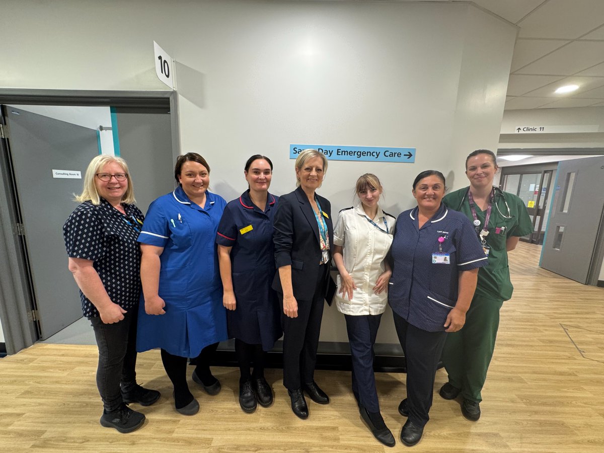 I have had a brilliant morning visiting colleagues working in SDEC at Lincoln. 💙

SDEC provides an alternative to A&amp;E care or hospital admission, allowing patients to be assessed, diagnosed and treated within the hospital environment without being admitted to hospital overnight.