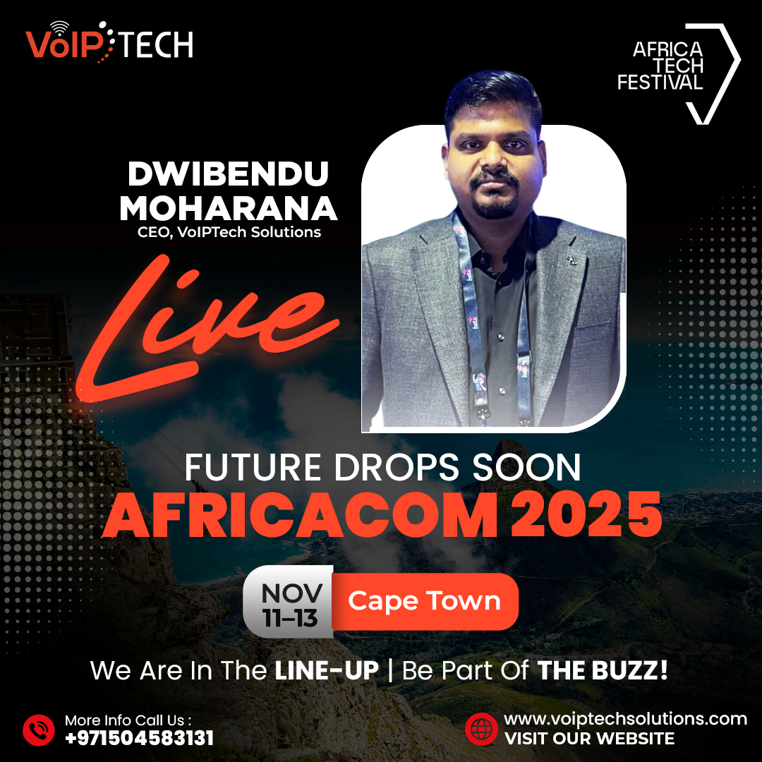 VoIPTechso17195's tweet image. The stage is set. The clock is ticking.
 In 49 days, Cape Town becomes the epicenter of tech.
 ✨ VoIPTech will be there live at AfricaCom 2025.
🚀 Join the movement. Be part of the buzz.
#AfricaCom2025 #AfricaTechFestival #VoIPTech #GlobalTechLeaders #DigitalTransformation