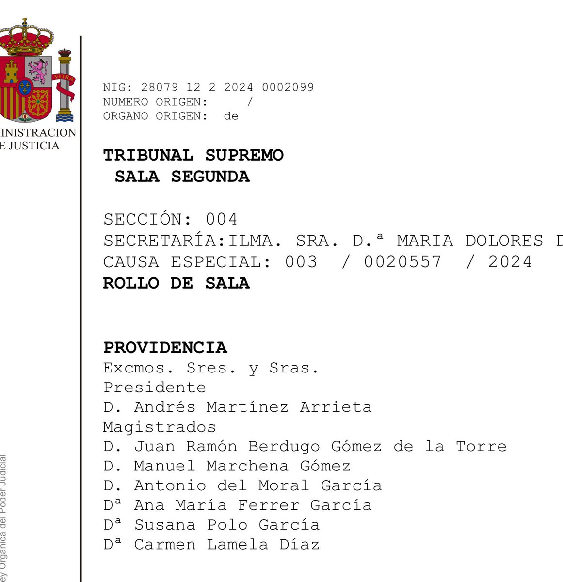 El Fiscal General puede darse por jodido.