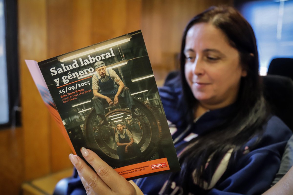 🏥 Jornada "Salud Laboral y género", en el marco de actuaciones del VII Plan Director de Prevención de Riesgos Laborales de la Comunidad de Madrid  

👉En la jornada tratamos de visibilizar y encontrar vías de trabajo para acabar con la desigualdad en la prevención de riesgos