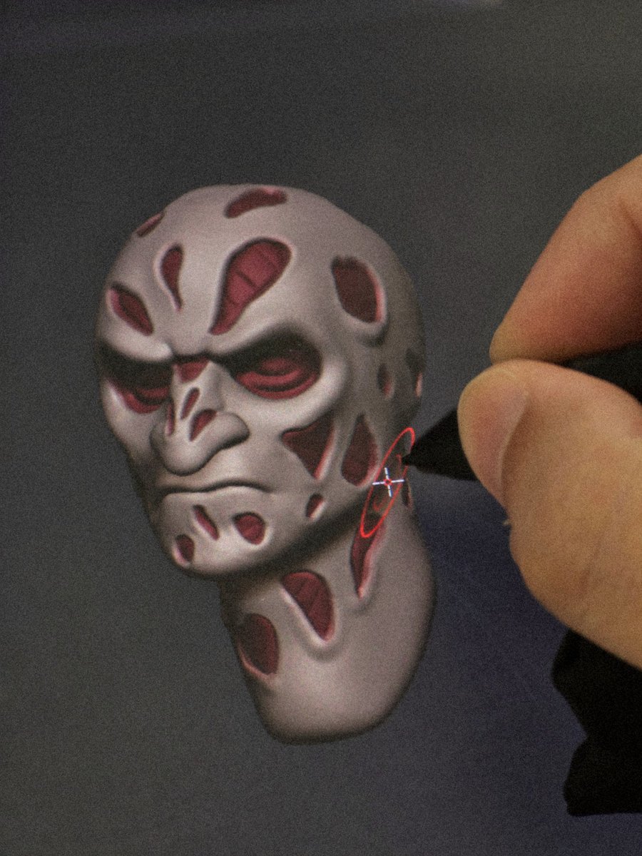 wekster2507's tweet image. One, two... 🎵

#workinprogress #zbrush #3dprinting