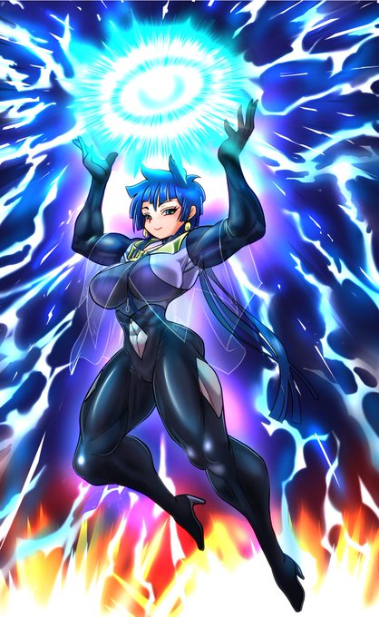 アニメ版『ブサメンガチファイター』のラスボスにして「絶対神」の称号を持つカリナ様、彩色いたしましたわ!!!!
なお、私の性癖上、爆乳化&マッシブボディ化は避けられませんわ!! 