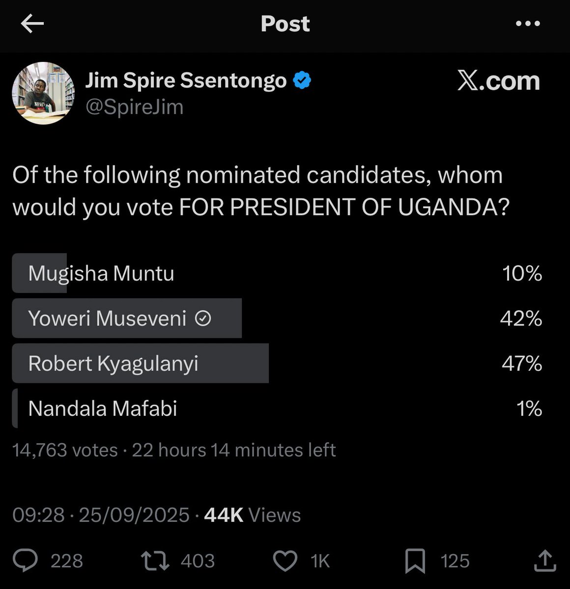 Obusajja bufwaaaa😂 atte nga buli  ku home turf 😂.