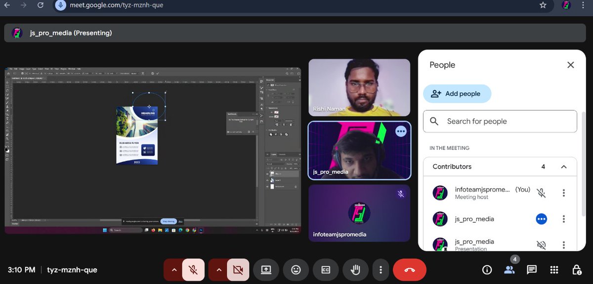 js_pro_media's tweet image. Day 14 – Graphic Design Training ✨
Today’s session was all about Flyer Design 🎨📄.

📌 Step by step guidance
📌 Hands-on practice in Photoshop
📌 Real-world design applications

#GraphicDesignTraining #FlyerDesign #Day14 #JSProMedia #DesignSkills