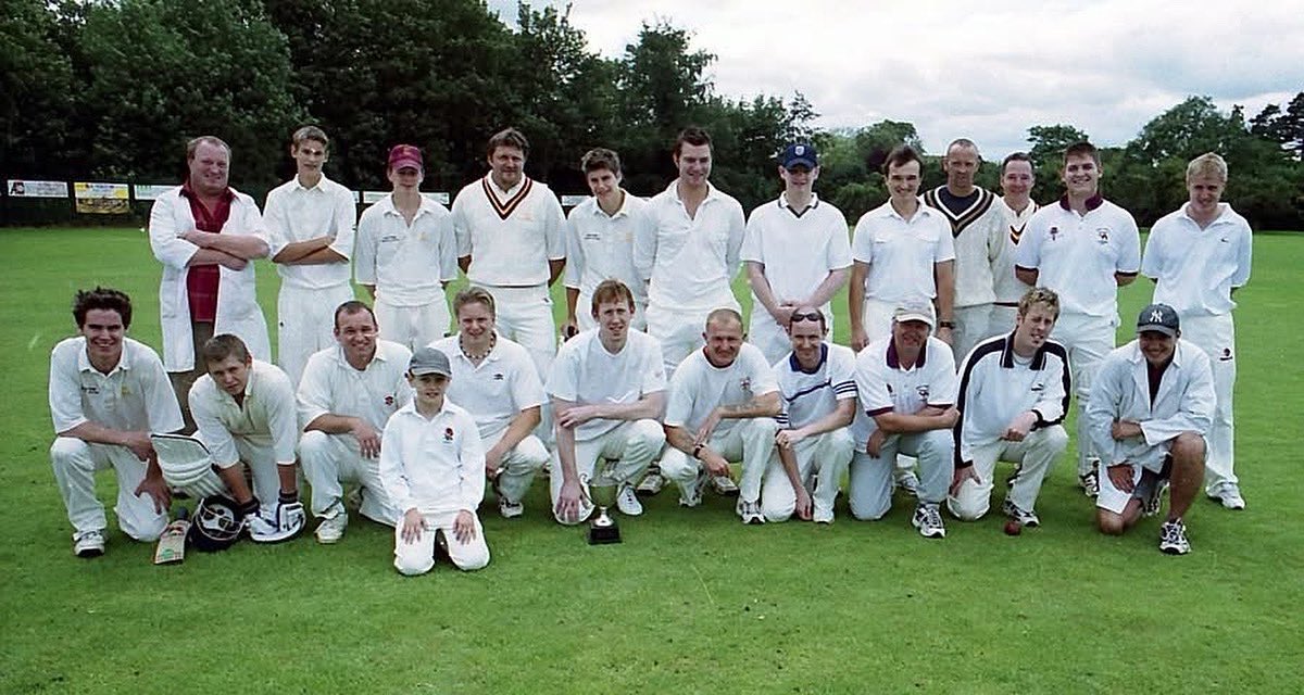 Another great photo from the <a href="/PockPostSport/">PockPostSport</a> archives of a Neil Green Memorial match from the early 2000s against a <a href="/PockTownAFC/">Pocklington Town AFC</a> XI 🏏⚽️

Lots of familiar and youthful looking faces, who can you see 🧐📸