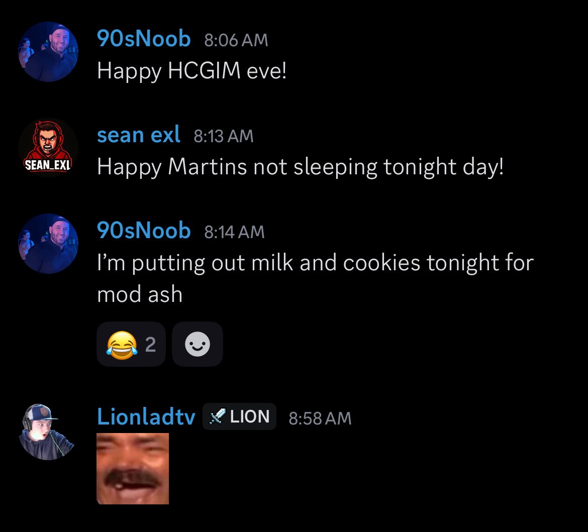 HCGIM eve! Hopefully see some of you tomorrow on the launch.

#osrs #runescape #modash #hcgim

<a href="/EnviiiQu/">Enviii</a> <a href="/LionLad_/">Brandon (Lion Lad TV) Krijthe</a> <a href="/Scobog1/">Scobog</a> <a href="/SeanExl/">sean_exl</a>