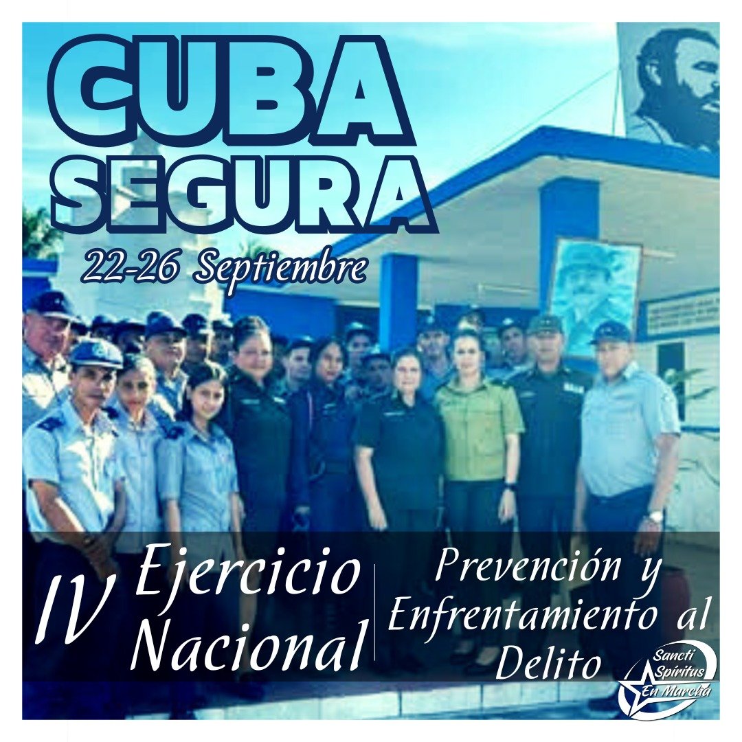 La participación popular es clave. Cada acción delictiva que se detecta y se enfrenta con rapidez es una victoria de la comunidad organizada.  #CubaSegura
#SanctiSpíritusEnMarcha  .