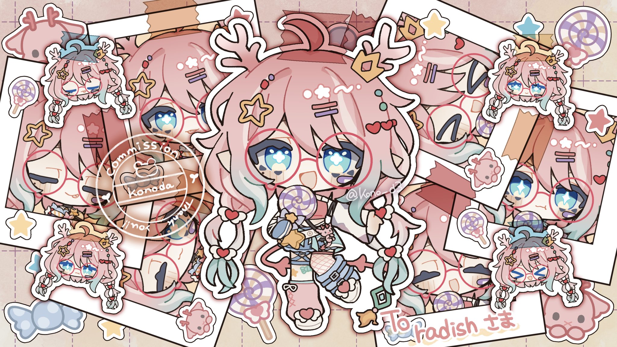 ラテネコ⭐︎ありがとうございます♡ サツキノ(Satsukino)@ c106 8/17(日) 西 ね-23b (@yayoi_after