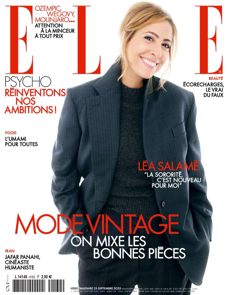 #LaPresseEnParle

Cette semaine <a href="/LeaSalame/">Léa Salamé</a> est en couverture de <a href="/ELLEfrance/">ELLE</a>. La journaliste vous donne rendez-vous dans <a href="/le20hfrancetele/">Le20h-France Télévisions</a>.

▶️ #France2 et france.tv