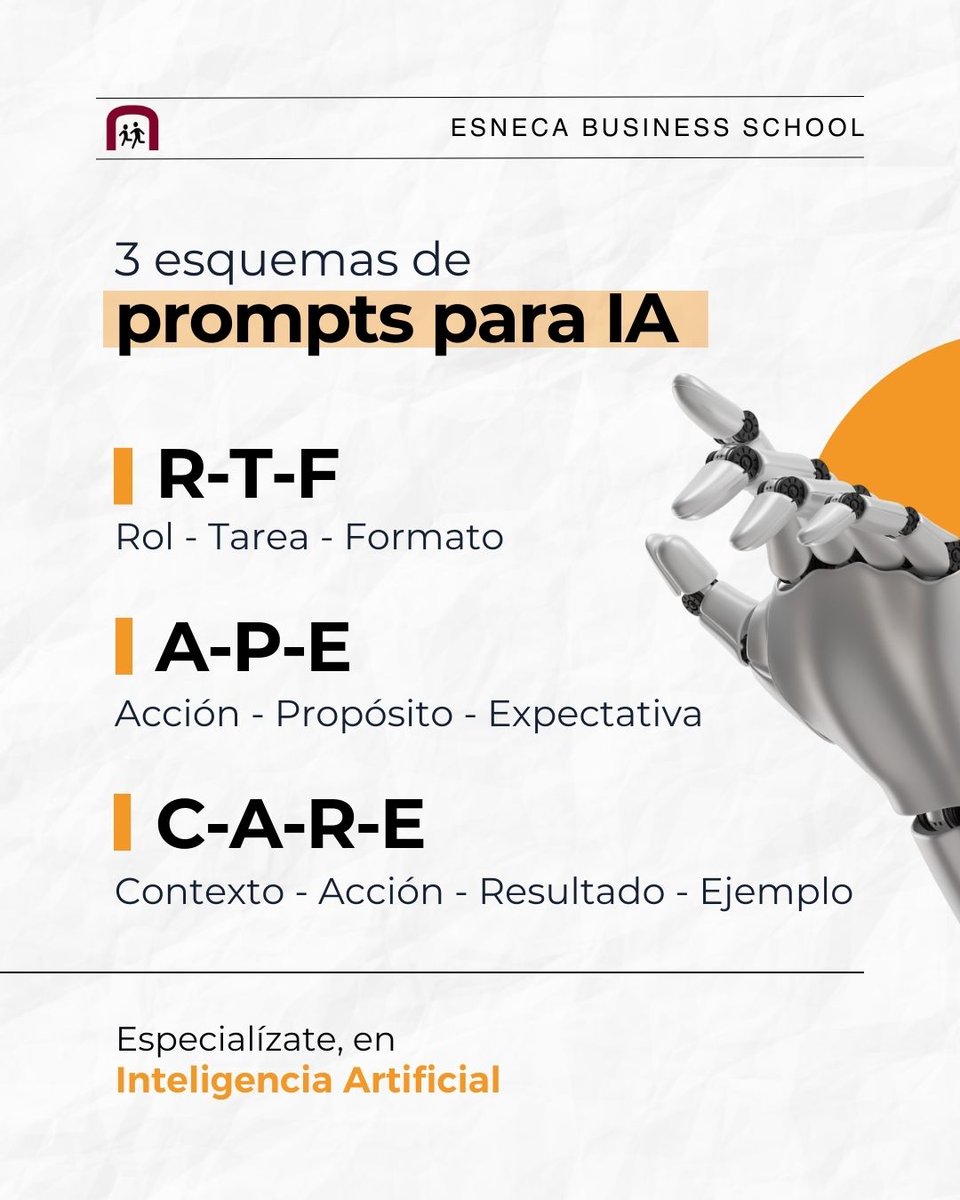 Con nuestro Máster en Inteligencia Artificial Aplicada a la Empresa, 100% online, aprenderás a utilizarla para mejorar la productividad y optimizar procesos empresariales. 🎓 esneca.com/formacion/mast…

𝗖𝗼𝗺𝗲𝗻𝘁𝗮 𝘆 𝘁𝗲 𝗶𝗻𝗳𝗼𝗿𝗺𝗮𝗺𝗼𝘀 💬

#IA #FormaciónOnline