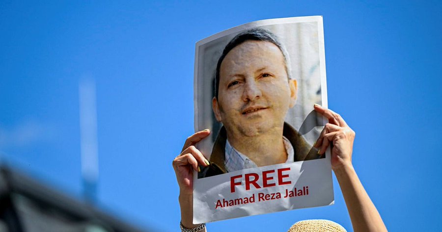After 3 months of disappearance that caused our family deep fear and worry, Ahmadreza Jalali was transferred back to Evin prison on 24 September. We remain hopeful and grateful for the international support.
We are deeply thankful to <a href="/MariaStenergard/">Maria M Stenergard</a> for raising Ahmadreza’s case