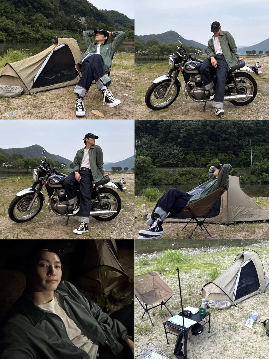 Into the wood~

⛺️🌳🏍️

#JAYB <a href="/jaybnow_hr/">JAY B</a>